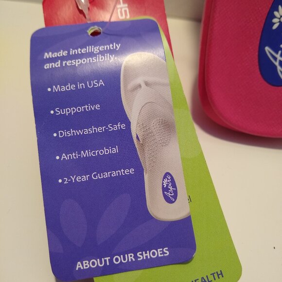 OKABASHI Women's Splash Flip Flops – Sandals Pink New with Tags - Picture 5 of 6